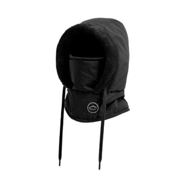 Imagem de predolo Máscara de esqui com capuz, balaclava, gorro, cachecol, proteção facial térmica para camping, motociclismo e outras atividades ao ar livre, Crianças Negras