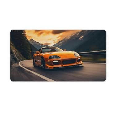 Imagem de Tapete de mesa retrô clássico dos anos 90 Sup Sport JDM tapete de mouse pad antiderrapante grande material de escritório tapete de mesa de borracha impermeável para escritório jogo casa 40 x 75 cm