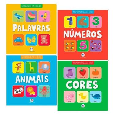 Imagem de Livro Infantil Cartonado Mundinho Leitura Palavras Números - Ciranda C