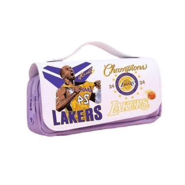 Imagem de Estojo para lápis Kobes Bryants Cartoon Anime de grande capacidade