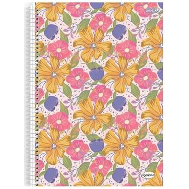 Imagem de Caderno Espiral CD Unviversitário 10 MatÃ:copyright:rias KBOM Feminino 200 Folhas Animativa