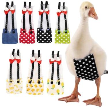 Imagem de QBLEEV Fraldas de pato Pet Cole para bebês patos, fraldas de frango para galinhas de verdade, pano de frango moderno para patinho de galinha de galinha de ganso