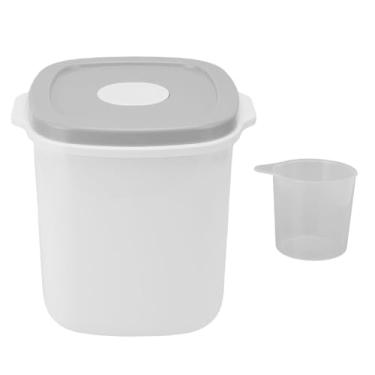 Imagem de Alomejor Recipiente de Armazenamento de Alimentos para Animais de Estimação, Escaninho Selado Hermético de 6l Com Tampa de Imprensa para Organização de Despensa de Alimentos para Cães e