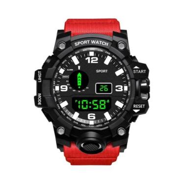Imagem de Relógio Esportivo Masculino De Moda Com Mostrador Grande Multifunciona