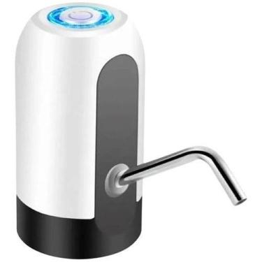 Imagem de Bomba Manual Para Galões De Água Automática Usb Cor:Branco - TOP RIO, 