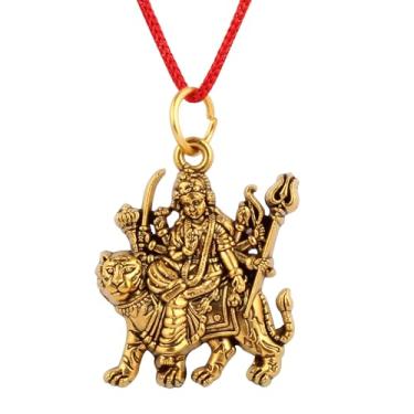 Imagem de Rudra Empire Pingente de Deusa Religiosa Maa Durga Devi para homens e mulheres