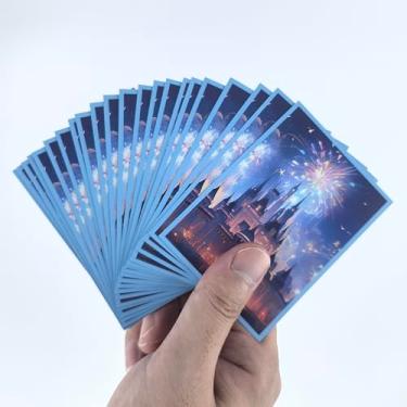 Imagem de Card Sleeves Compatible Lorcana, 100 Count Matte Finish Size 2.6 x 3.6 in, Acid-Free & PVC-Free Premium Protection for Lorcana TCG Cards