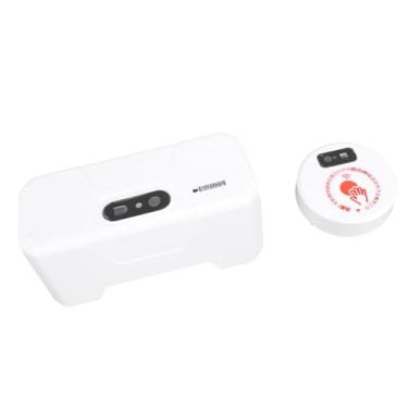 Imagem de ZJchao Kit de Descarga Automática para Banheiro, Sensor Infravermelho Sem Toque, Recarregável por USB, 20 Cm, para Banheiro, ABS 353g