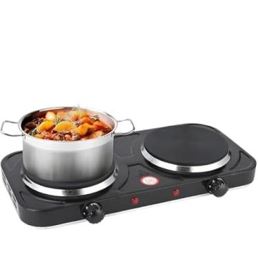 Imagem de Fogão Cooktop Elétrico Duas Bocas Indução Pesca Camping Mesa