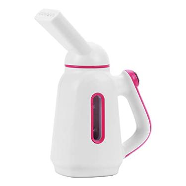 Imagem de Vaporizador de roupas portátil para viagens e lar rugas em cortinas com tanque água 150ml aquecimento rápido 2 configurações ajustáveis aspirador a va