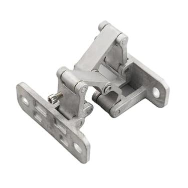 Imagem de Dobradiça de hidrante de incêndio de porta invisível ajustável de aço inoxidável prata ajustável capa confiável (tamanho grande)