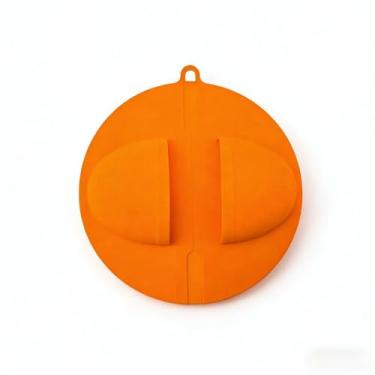 Imagem de Pacote com 2 luvas de grelha resistentes ao calor (até 250 °C) – Luvas de forno de silicone seguras para alimentos com aderência antiderrapante segura, fácil de lavar louça e design flexível para