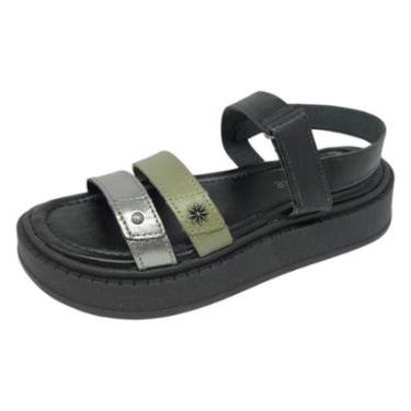 Imagem de Sandália Feminina Conforto Moderna Casual Flatform New Face-Feminino