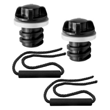 Imagem de MQLPXI 2 peças de plugue de drenagem e alças térmicas compatíveis com coolers YETI RTIC, substitui 23010000000 20110010014