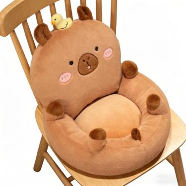 Imagem de Almofada de Encosto | Banco de Pelúcia com Encosto,Almofada de Sofá Relax,para Meninas Mulheres Escritório Quarto Decoração