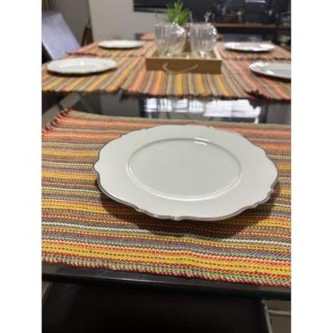 Imagem de Jogo Americano 07 Peças Algodão 06 Lugares e 01 Trilha de Mesa Ideal para Decoração de Cozinha Varanda ou Churrasco (JGAM03)