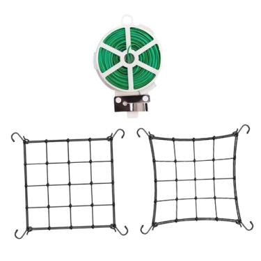 Imagem de Ｂｅｓｇａ Rede de suporte para plantas, ideal para cultivo em estufa, rede flexível para SCROG (Stretch Grid), suporte para horticultura, hidroponia e, Xs