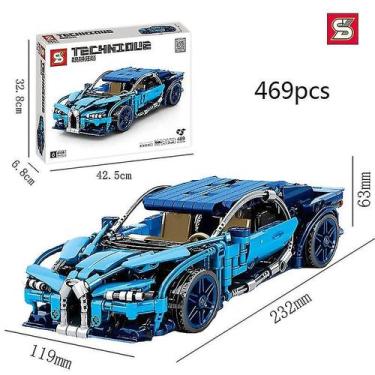 Imagem de Blocos de construção Jiazhi Juggernaut Hurricane Sports Car 527 unidad