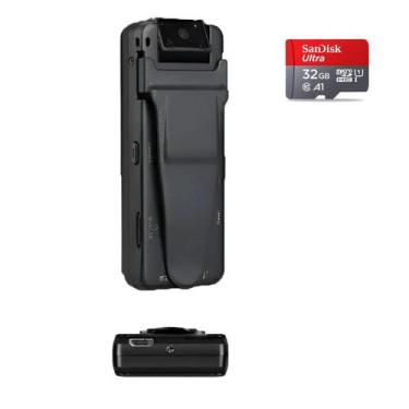 Imagem de Mini Câmera Profissional Espiã Filmadora Pega Traição Com Imã 32gb A8 