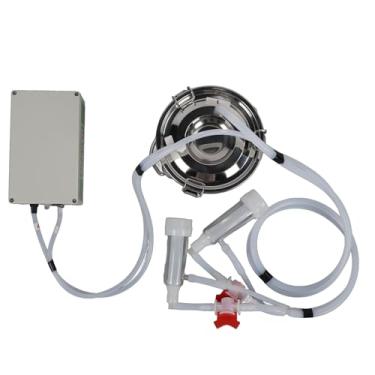 Imagem de Generic Máquina de Ordenha a Vácuo de Pulsação, Fácil de Limpar, Máquina de Ordenha de Cabra, Balde de Aço Inoxidável 304, 3l para Suprimentos de Gado (Plugue dos EUA)
