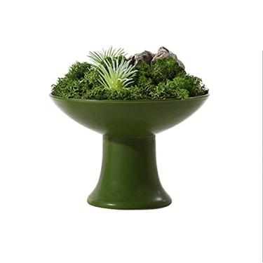 Imagem de Planta de bonsai artificial nova chinesa de alta moda vaso de flores artificiais, varanda bar mesa sala de estar simulação de plantas, flor artificial artificial pequena planta artificial em vaso