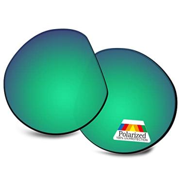 Imagem de Bwake Lentes de reposição para óculos de sol Oakley Clifden OO9440 - Verde marinho polarizado