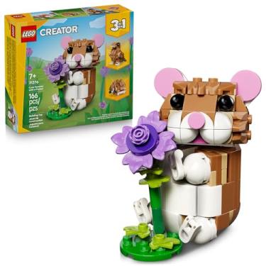 Imagem de LEGO Creator 3em1 Hamster Adorável com uma Flor; Brinquedo 31376