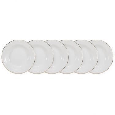 Imagem de Conjunto De Pratos Fundos 06 Peças Pomerode Ouro Schmidt