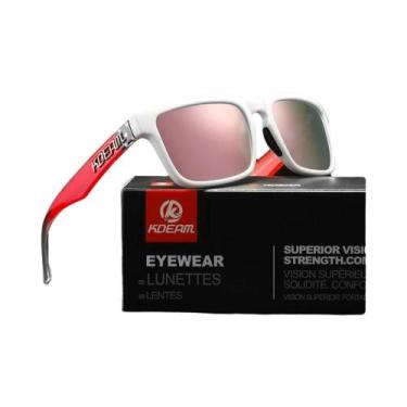 Imagem de Óculos De Sol Polarizados Quadrados Masculinos KDEAM 2022 Para Estilo 