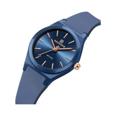 Imagem de Relógio De Moda Feminino NAVIFORCE 2025 Com Pulseira De Silicone, Reló