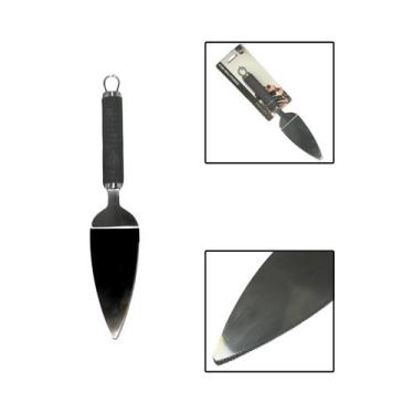 Imagem de Espátula Bolo Torta Inox Silicone Lâmina Serra - UnyHome