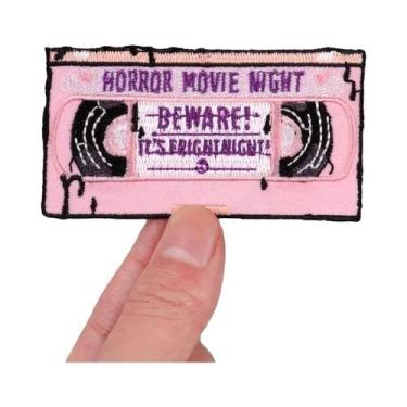 Imagem de Patches Bordados Termocolantes De Música Rock, Desenho Animado, Câmera