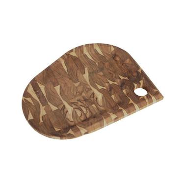 Imagem de Tábua Para Servir Tramontina Folíum 13586351 40x30 Madeira Teca