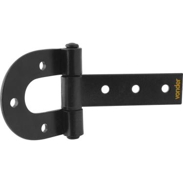Imagem de Dobradiça Para Porteira 270mm Aço Carbono Pintado Vonder