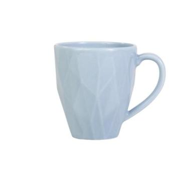 Imagem de Caneca Chá Café Azul Vintage Edros 338ml Germer Porcelanas