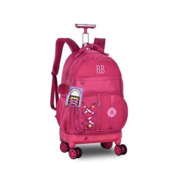 Imagem de Mochila Carrinho 360 19 Beaded Fun Rosa - Rebecca Bonbon
