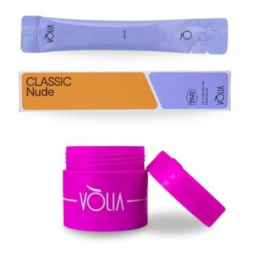 Imagem de Kit Gel Classic Nude Sem Tpo Led/Uv 14G Vlia + Pote Eco - Vòlia