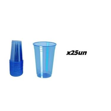 Imagem de Copo De Plástico Balada Neon ul 300Ml 25 Unidades - Arcolor