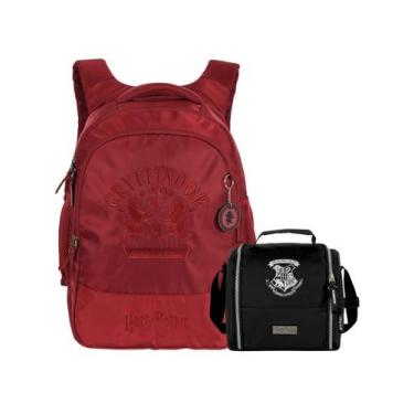 Imagem de Kit Harry Potter Mochila De Costas + Lancheira Térmica - Luxcel