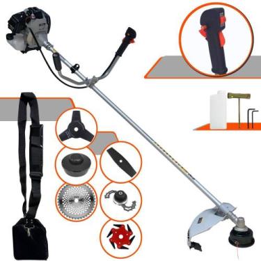 Imagem de Roçadeira Toyama TBC43H À Gasolina 2T 1,7HP 43cc Com Carretel Nylon + 