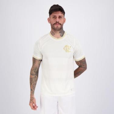 Imagem de Camisa Flamengo Dry Jacquard Off White - Coimbra, G