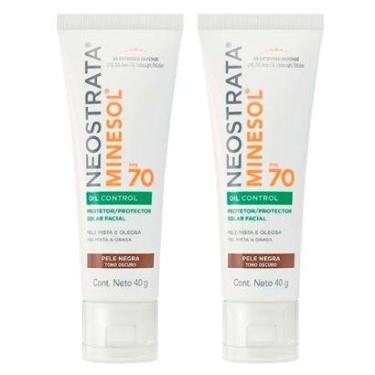 Imagem de Neostrata Minesol Oil Control Kit com 2 Unidades – Protetor Solar Facial com Cor FPS70 – Negra 40g K-Unissex