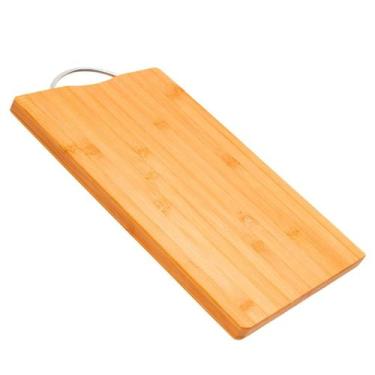 Imagem de Tábua de Corte Gourmet EcoKitchen Bambu 35cm Mimo Style Cozinha Carne 