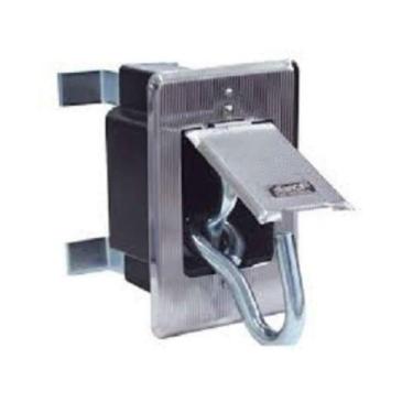 Imagem de Gancho/Armador Rede Aliança 7323 Embutir Inox Polido Embalagem c/ 2 un
