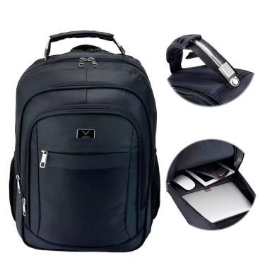Imagem de Mochila Bag Costas Executiva Reforçada Notebook Preta