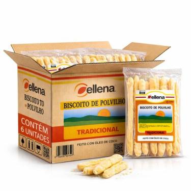 Imagem de Kit 6 Biscoito de Polvilho Artesanal Tradicional CELLENA 80g