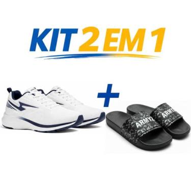 Imagem de Kit tenis masculino e feminino casual esportivo leve respiravel corrid