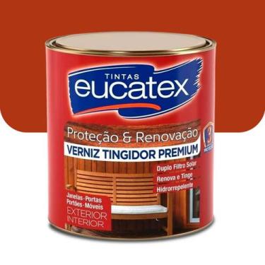Imagem de Verniz Tingidor Premium Eucatex Mogno 900ml - EUCATEX VERNIZ