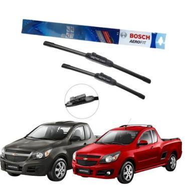 Imagem de Par De Palheta Limpador Parabrisa Bosch Aerofit Montana