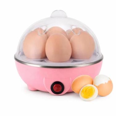 Imagem de Cozedor De Ovos Elétrico Portátil 110v - Rosa - Generico, 110V
